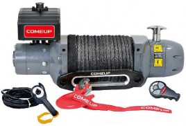 Лебёдка электрическая ComeUp Seal 12.5rs 12V (синтетический трос + радиопульт) ComeUp