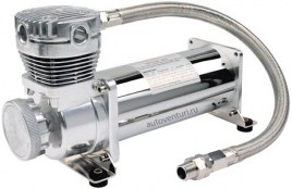 Компрессор стационарный 12V VIAIR 460C хром VIAIR