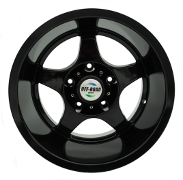 Диск УАЗ литой черный 5x139,7 8xR15 d110 ET-27 OFF-ROAD Wheels (литые)