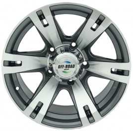Диск УАЗ литой серый 5x139,7 8xR16 d110 ET-20 OFF-ROAD Wheels (литые)