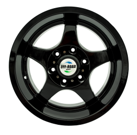 Диск Тойота Ниссан литой черный 6x139,7 8,5xR16 d110 ET-15 OFF-ROAD Wheels (литые)
