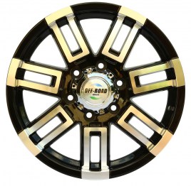 Диск Тойота Ниссан литой черный 6x139,7 8xR17 d110 ET+10 OFF-ROAD Wheels (литые)