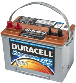 Аккумулятор гелевый DURACELL AGM 75Ah 795A DURACELL