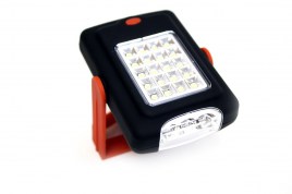 Фонарик LED 3 + 20 диодов (магнитное крепление) 80LM, 7000K, 3 AAA, с поворотной ручкой (в упак.) redBTR