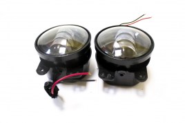 Фара светодиодная встраиваемая противотуманная 18W (6W*3), 3000К, IP68 
