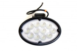 Фара светодиодная ближнего света 36W (3W*12), овал. 17,5 см, IP67 