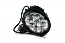 Фара светодиодная дальнего света 30°, 27W (3W*9) круг. ø17,5 см, IP67 