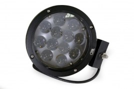 Фара светодиодная дальнего света 60W (5W*12), круг. ø18 см, IP67 