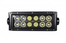 Фара светодиодная дальнего света 36W (3W*12), прям. 20,5 см, IP67 